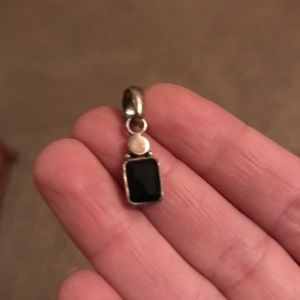 Silpada designs, small black pendant